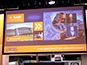 Digital mosaic featured on a large screen at the BASF World of Concrete booth
