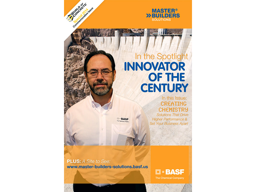 Brochure from the BASF World of Concrete mosaic booth
