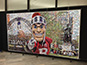 Rutgers There's a U in Rutgers branded photo mosaic wall display
