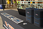 Printer setup at the Texas Longhorn Orange-White Spring Game Live Print Mosaic Event