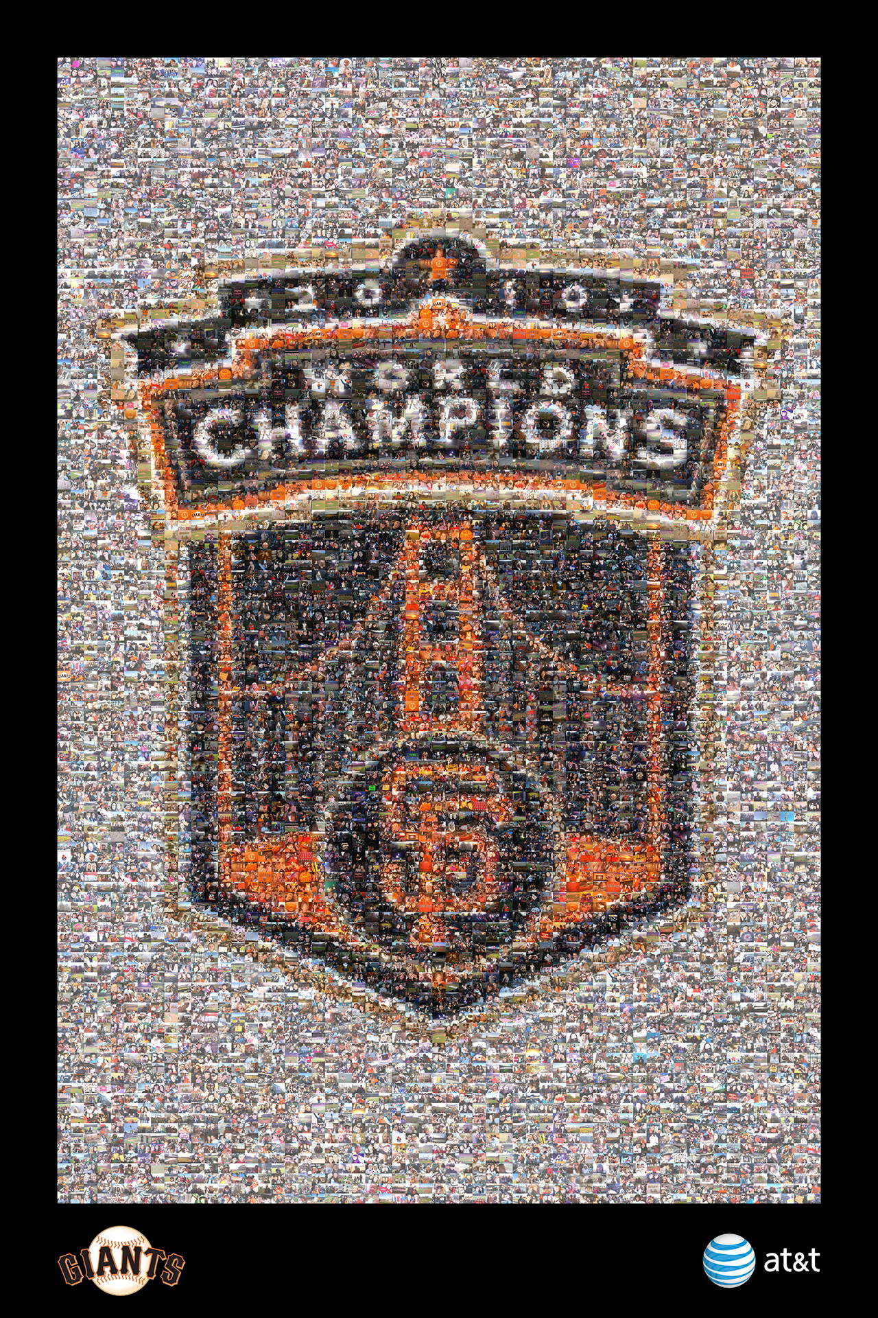 photo mosaic created using over 3,000 photos submitted by fans